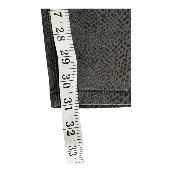 Calvin Klein Jeans Women's Gray Animal Print Jeggings Size 12 (31) - Picture 5 of 7